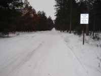trail 6, east of north m-18, Houghton lake snowmobiling