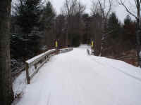 Bridge trail six, Houghton Lake snowmobiling