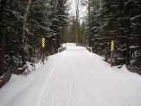 Houghton Lake trail systems, first bridge trail six